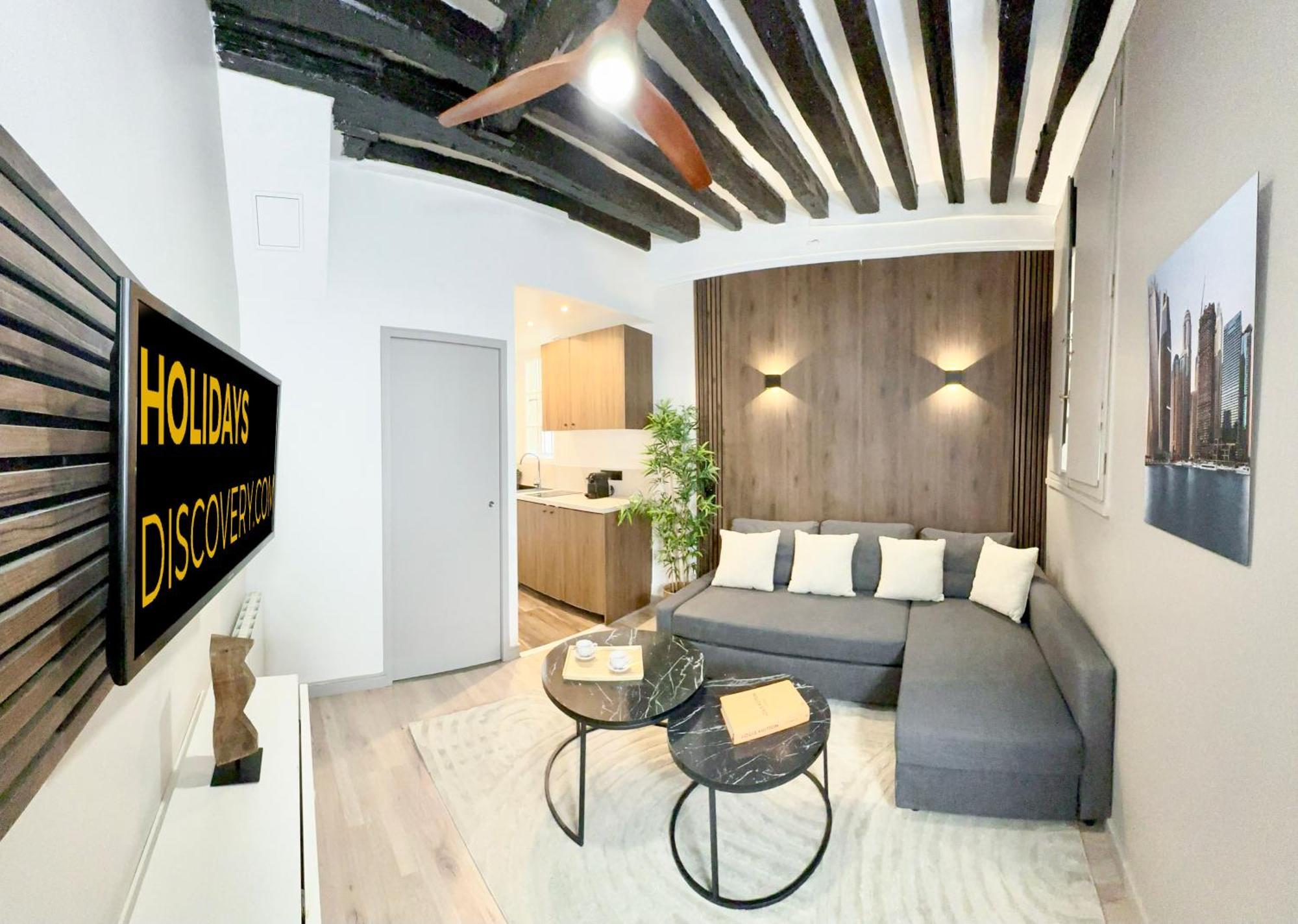 Chic Louvre Apartment Paris Luaran gambar